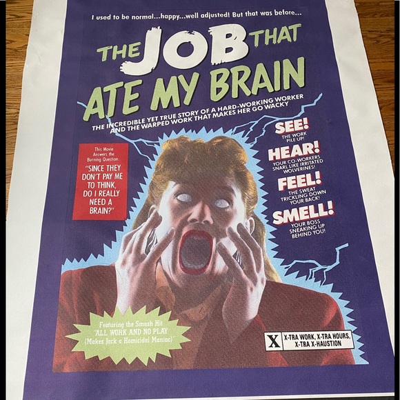 GIANT ART edgy canvas:  Ramones 80’s Job That Ate My B.. - Picture 1 of 15